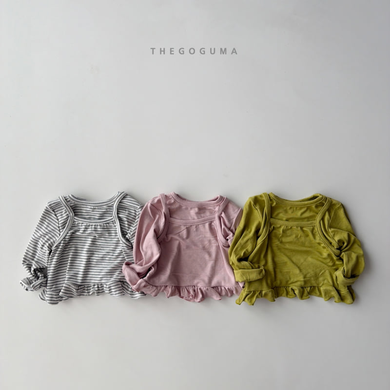 Thegoguma - Korean Children Fashion - #kidsshorts - Frill Bustier