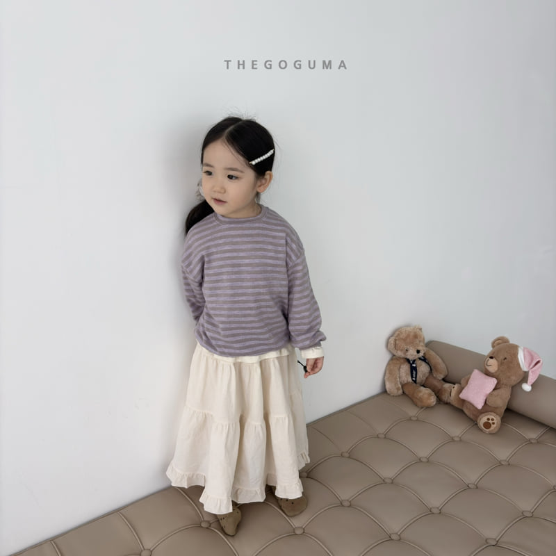 Thegoguma - Korean Children Fashion - #kidsstore - Knit Stripe Sweatshirts - 10