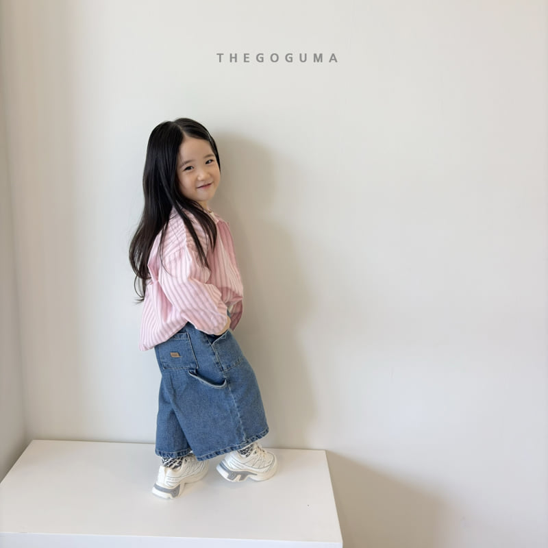 Thegoguma - Korean Children Fashion - #kidsstore - Cute Embroidery Shirt - 9
