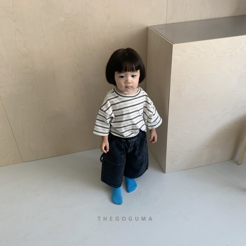 Thegoguma - Korean Children Fashion - #kidzfashiontrend - Out Pocket Bermuda Pants - 9