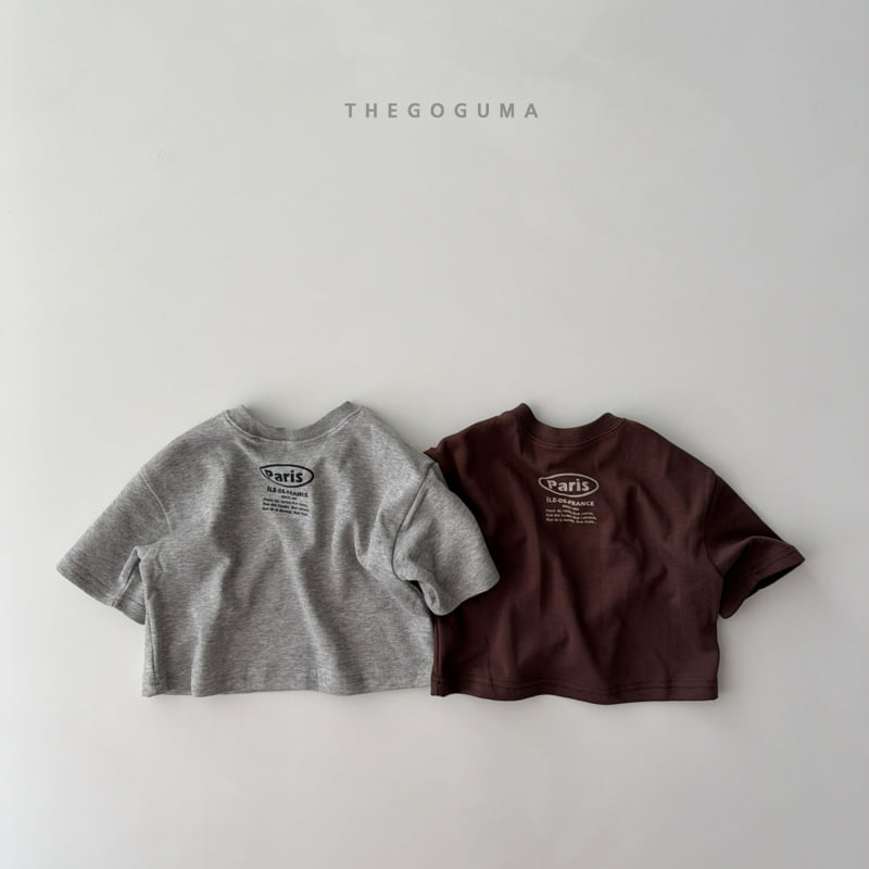 Thegoguma - Korean Children Fashion - #kidzfashiontrend - Paris Midi Tee