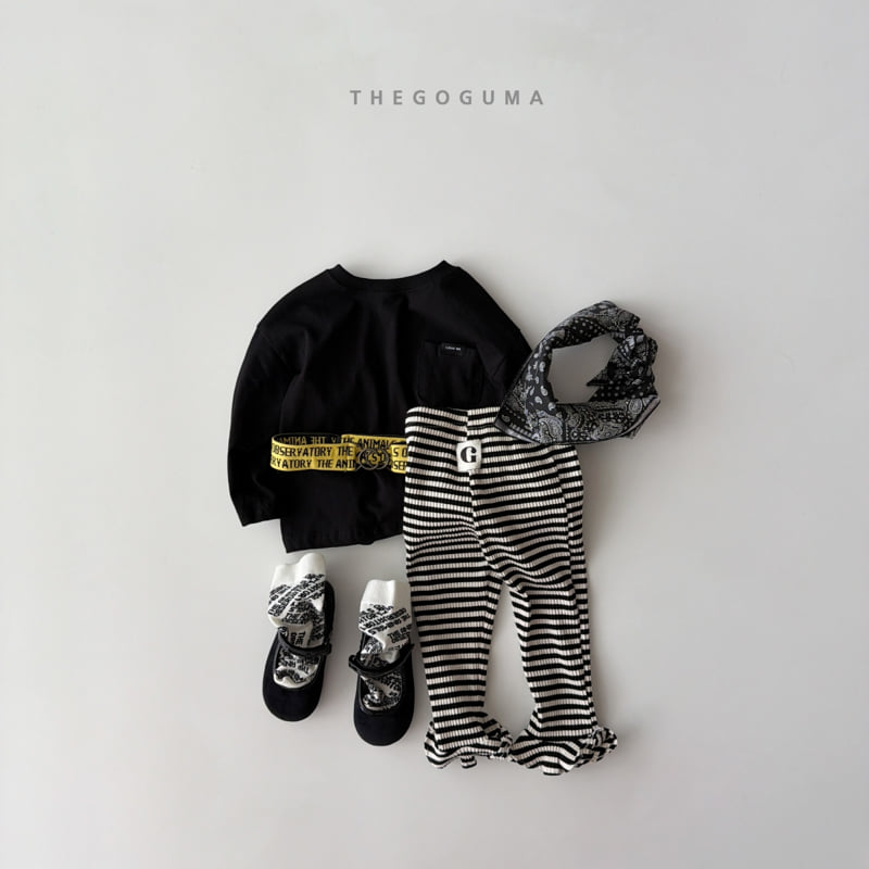 Thegoguma - Korean Children Fashion - #littlefashionista - Pocket Label Tee - 3