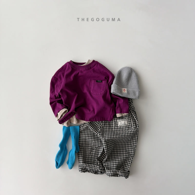 Thegoguma - Korean Children Fashion - #littlefashionista - Pocket Label Tee - 4