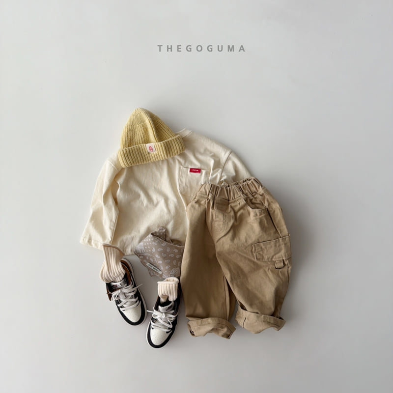 Thegoguma - Korean Children Fashion - #minifashionista - Pocket Label Tee - 5