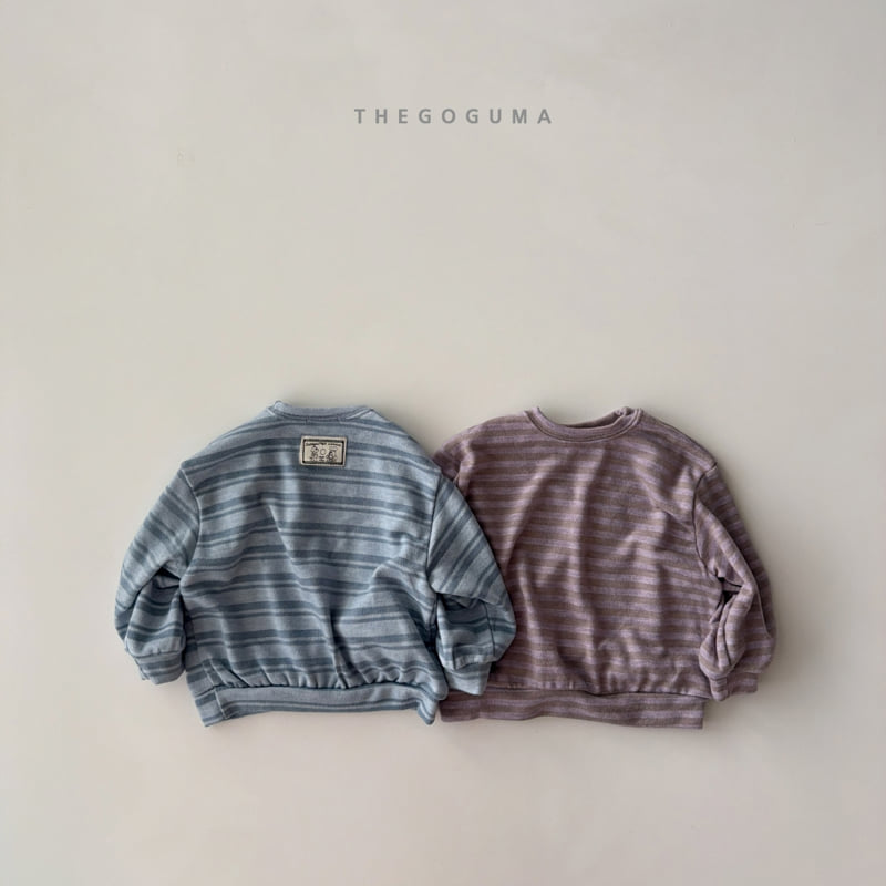Thegoguma - Korean Children Fashion - #minifashionista - Knit Stripe Sweatshirts