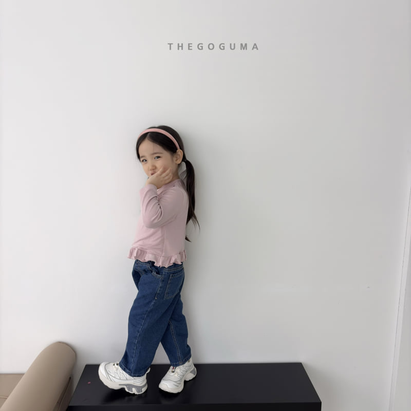 Thegoguma - Korean Children Fashion - #minifashionista - Tiktok Straight Denim Pants - 11