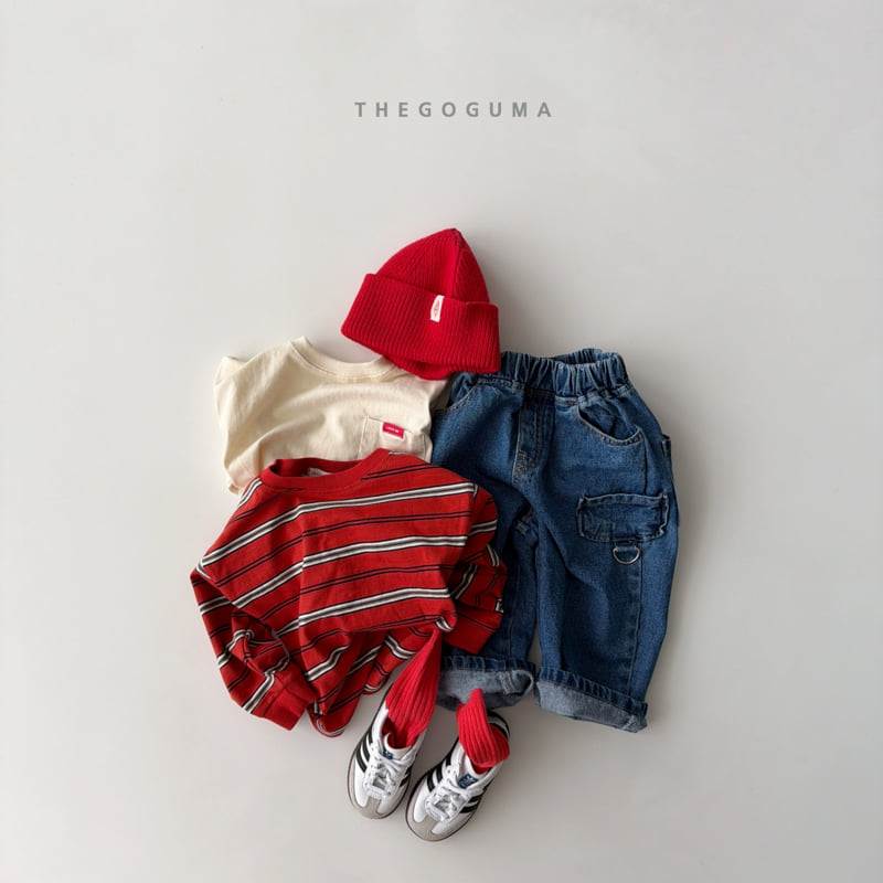 Thegoguma - Korean Children Fashion - #magicofchildhood - D Ring Pocket Cotton Pants - 4