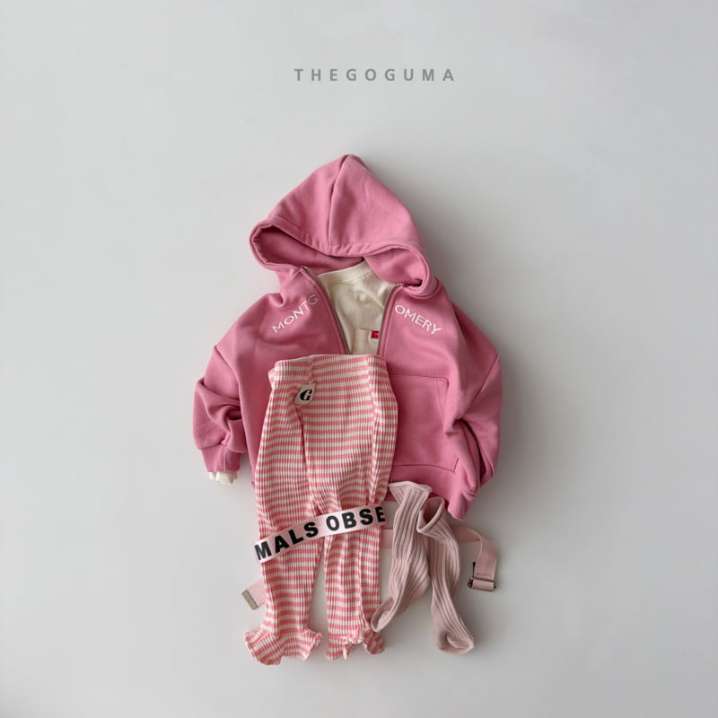 Thegoguma - Korean Children Fashion - #minifashionista - Frill Stripe Leggings - 4