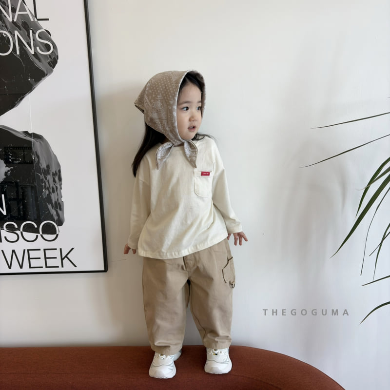 Thegoguma - Korean Children Fashion - #prettylittlegirls - D Ring Pocket Cotton Pants - 5