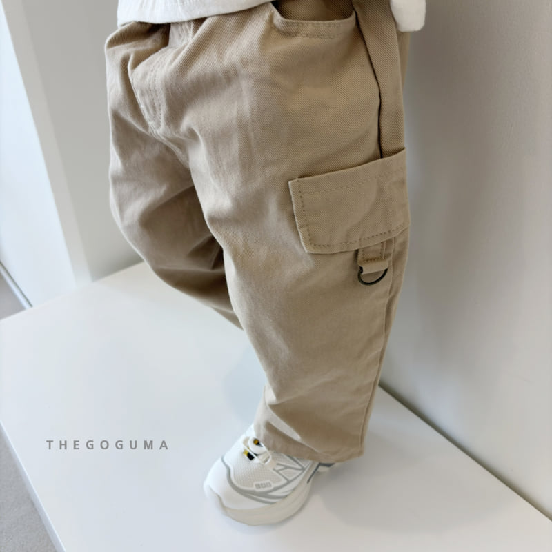 Thegoguma - Korean Children Fashion - #stylishchildhood - D Ring Pocket Cotton Pants - 8