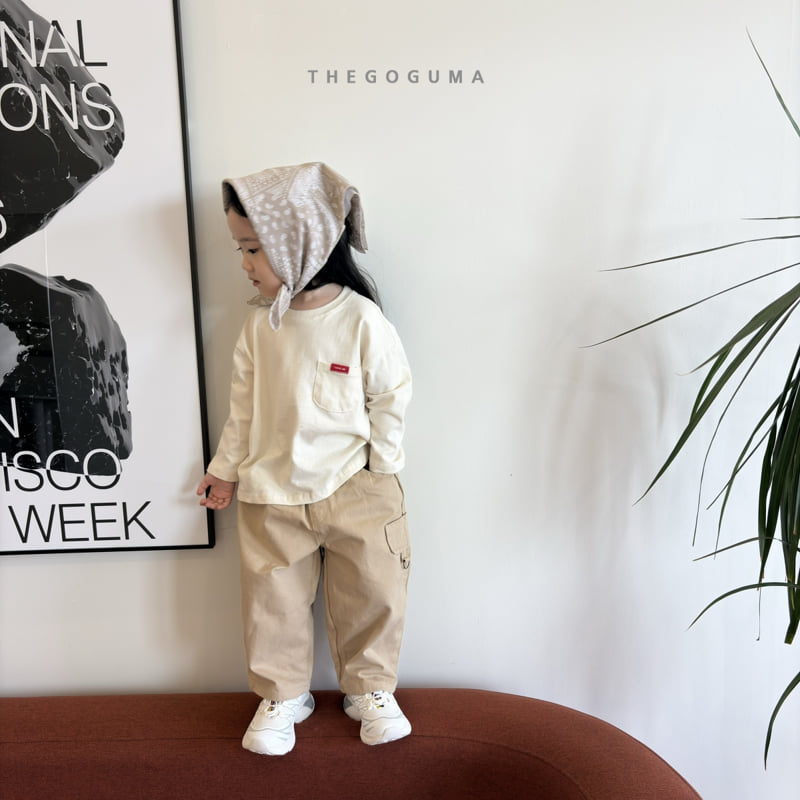 Thegoguma - Korean Children Fashion - #todddlerfashion - D Ring Pocket Cotton Pants - 6