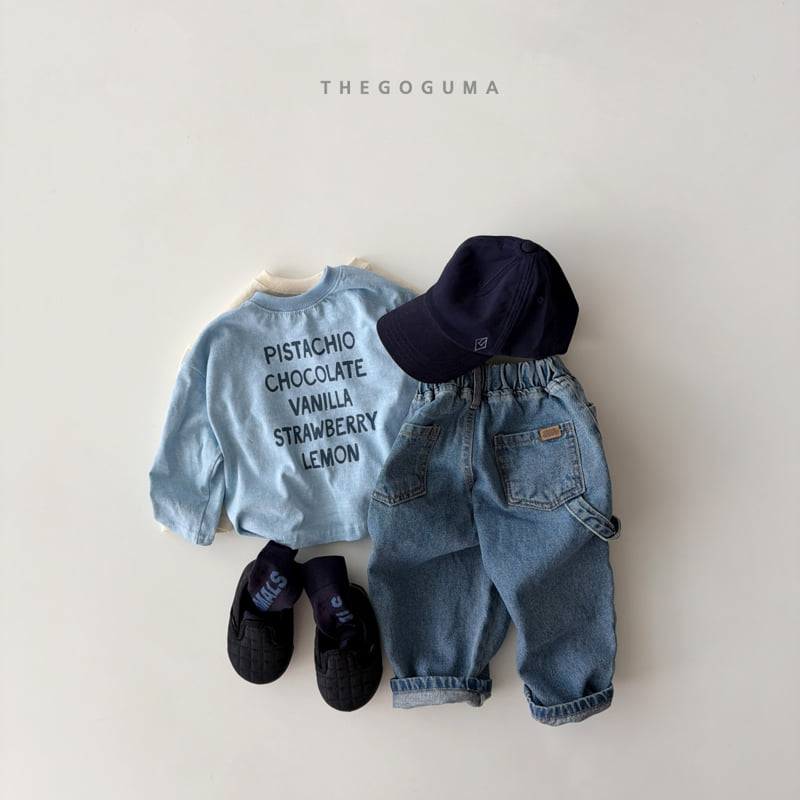 Thegoguma - Korean Children Fashion - #todddlerfashion - Ring Tongtong Denim Pants - 2