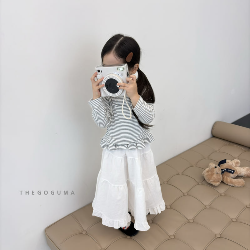 Thegoguma - Korean Children Fashion - #toddlerclothing - Frill Bustier - 10
