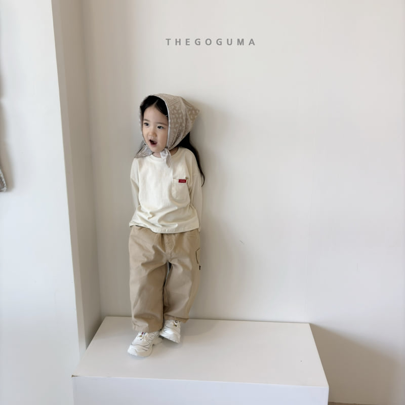 Thegoguma - Korean Children Fashion - #toddlerclothing - D Ring Pocket Cotton Pants - 7