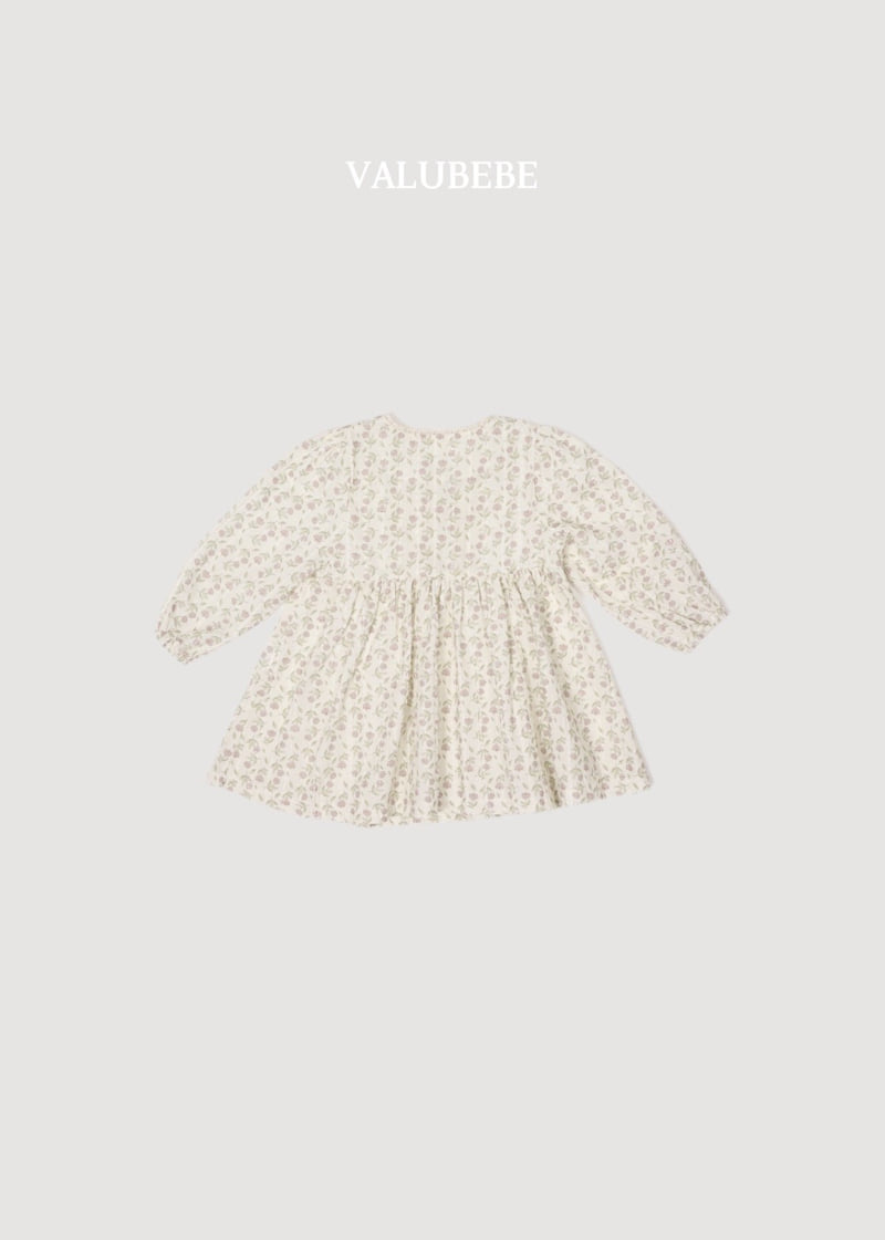 Valu Bebe - Korean Baby Fashion - #babyboutique - Flower Square One-piece - 7