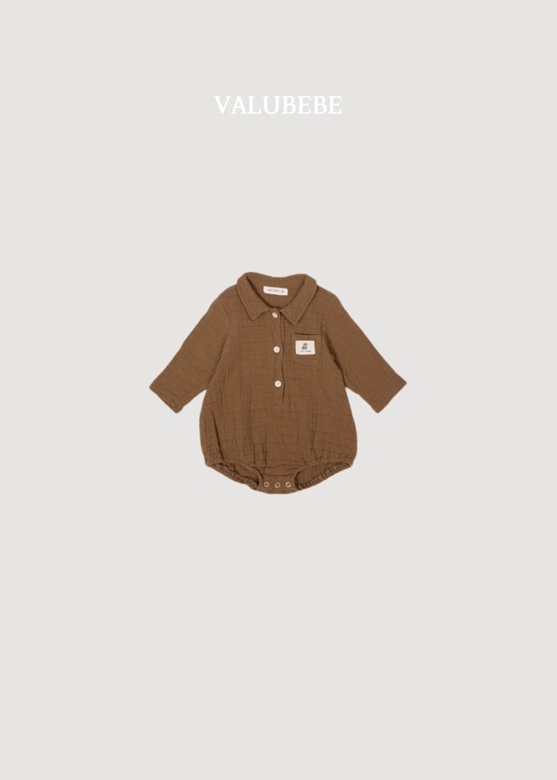 Valu Bebe - Korean Baby Fashion - #babyboutique - Mini Shirts Romper - 5