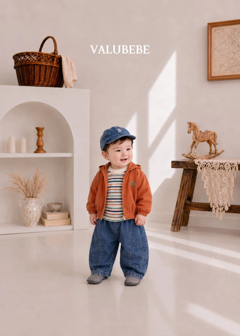 Valu Bebe - Korean Baby Fashion - #babyboutique - Farms Stripe Tee - 12