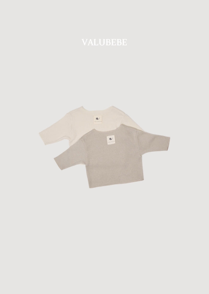 Valu Bebe - Korean Baby Fashion - #smilingbaby - Boatneck Knit Tee - 4