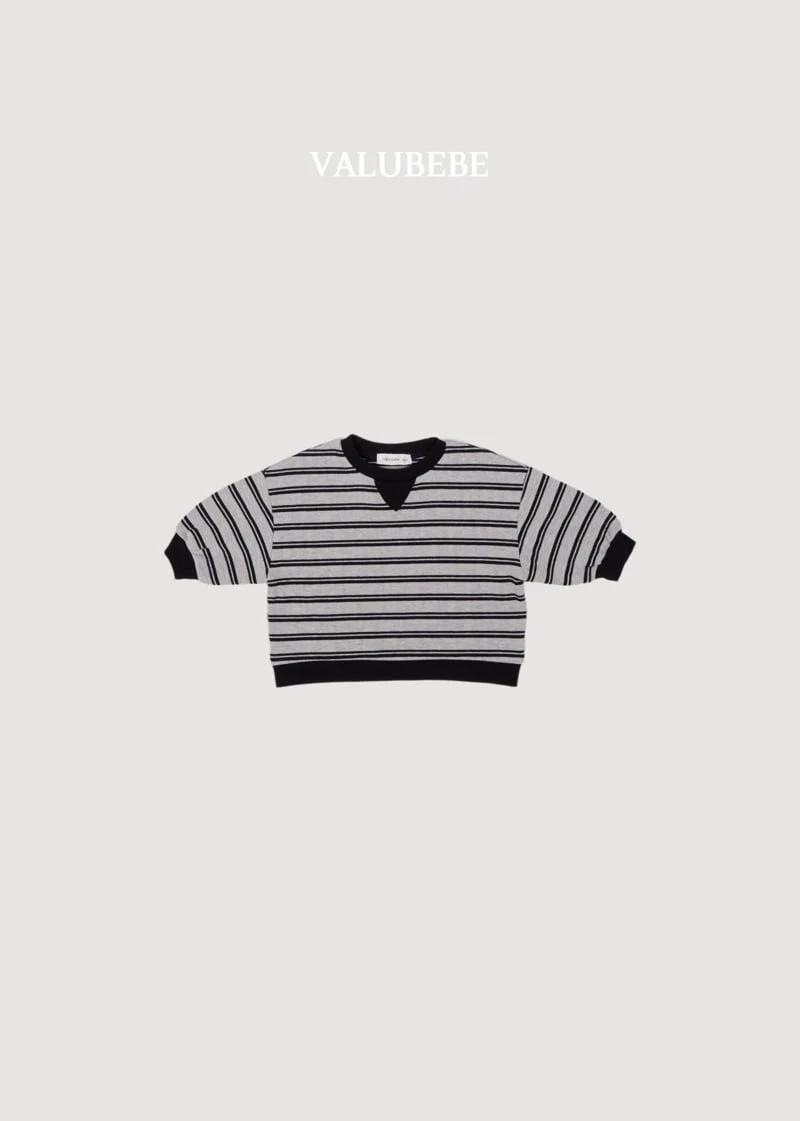 Valu Bebe - Korean Baby Fashion - #babyboutique - Wool Stripe Sweatshirts - 5