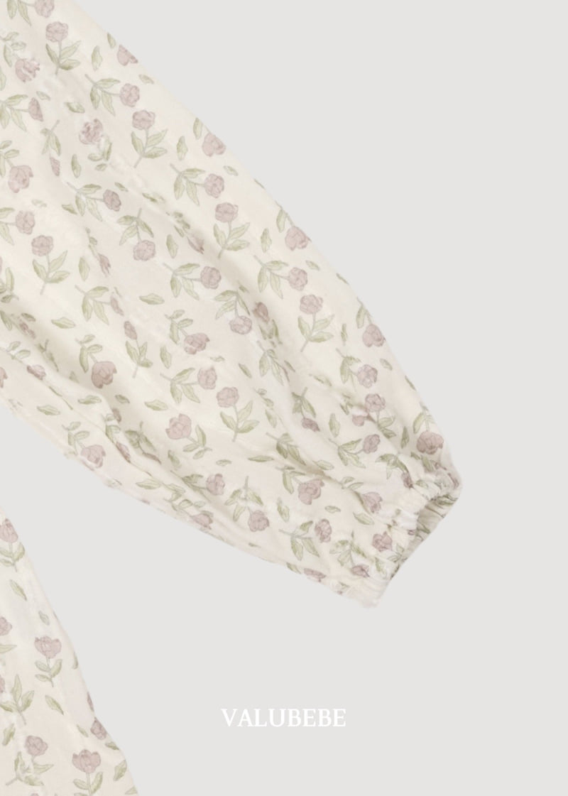 Valu Bebe - Korean Baby Fashion - #babyboutiqueclothing - Flower Square One-piece - 9