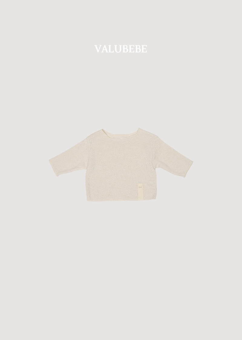 Valu Bebe - Korean Baby Fashion - #babyboutiqueclothing - Boatneck Knit Tee - 5