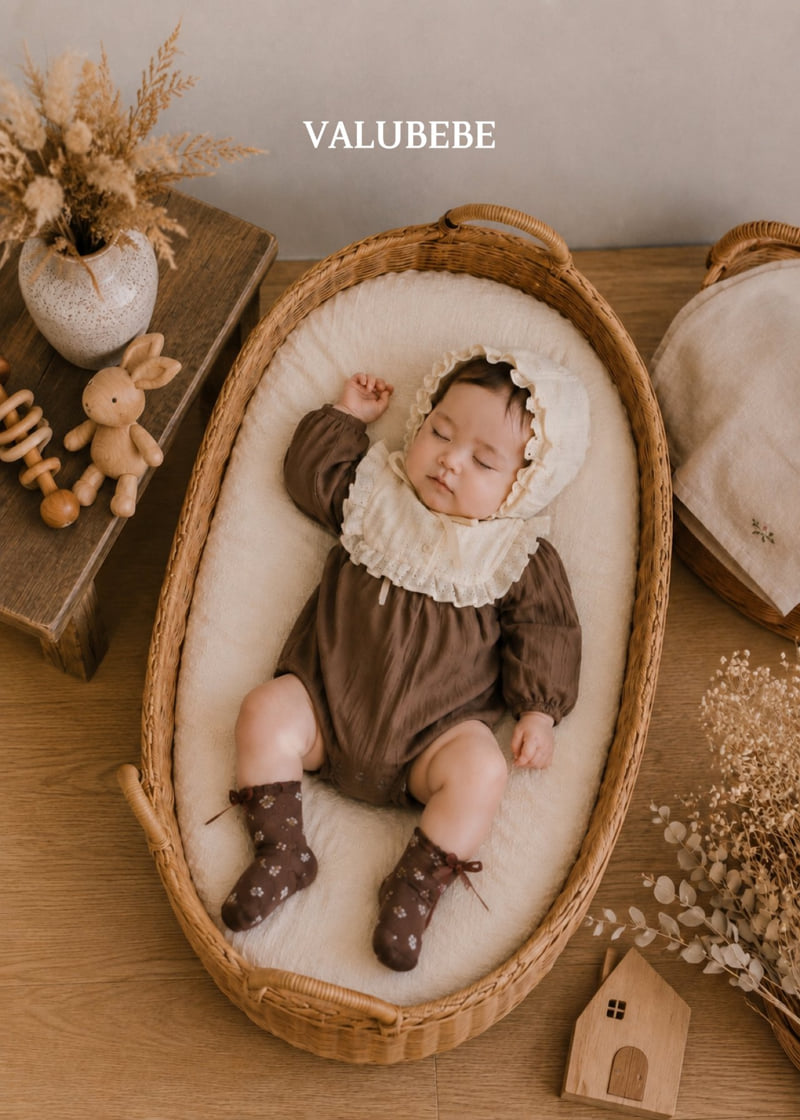 Valu Bebe - Korean Baby Fashion - #babyboutiqueclothing - Brono Frill Romper - 12