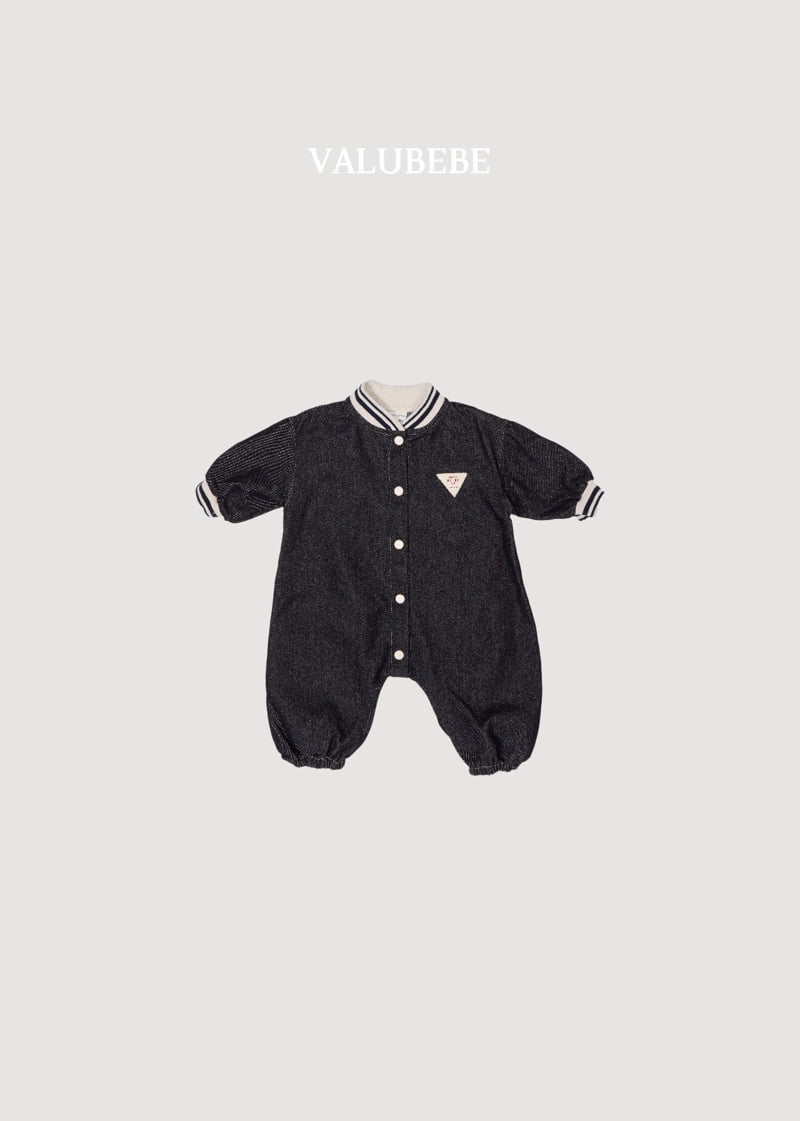 Valu Bebe - Korean Baby Fashion - #babyboutiqueclothing - Donkey Denim Jumpsuit - 4