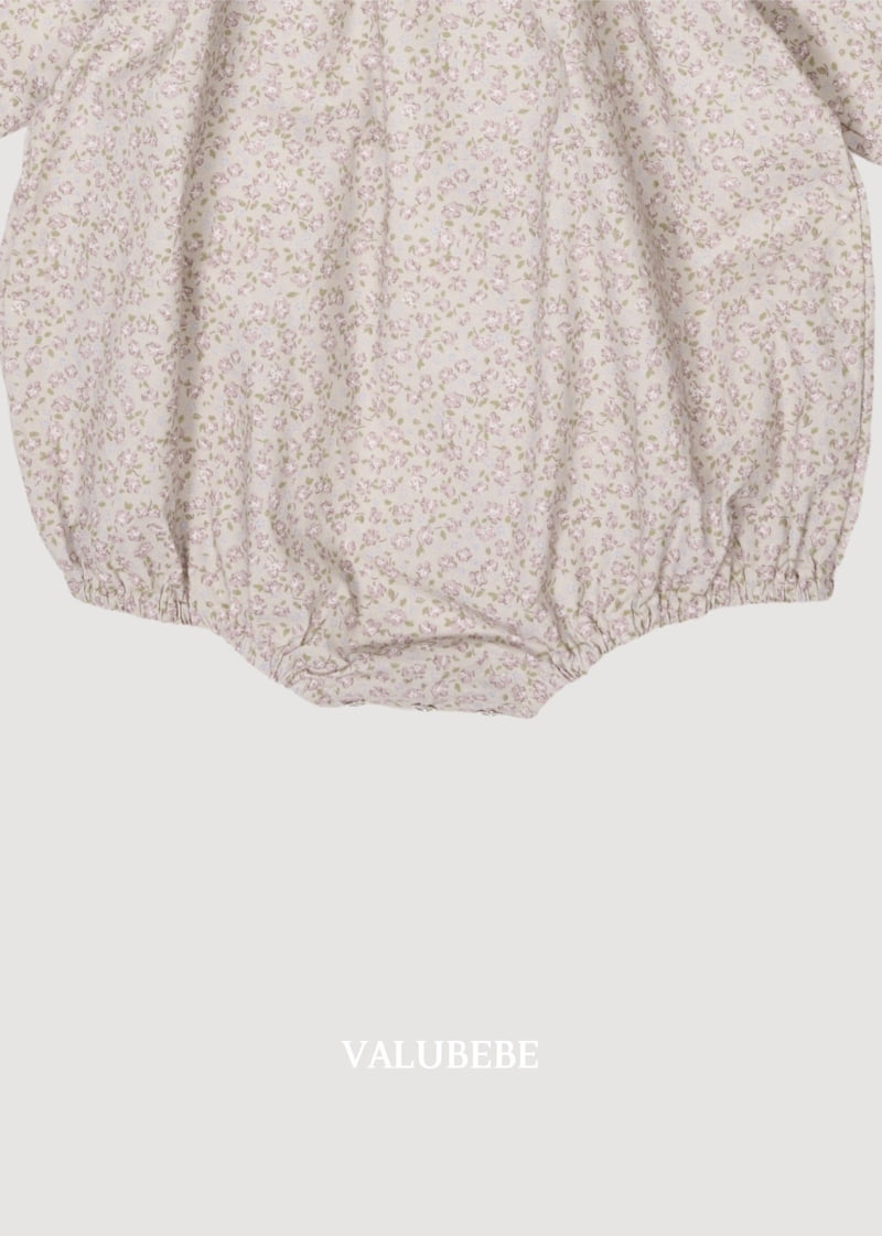 Valu Bebe - Korean Baby Fashion - #babyclothing - Flower Ribbon Romper - 8