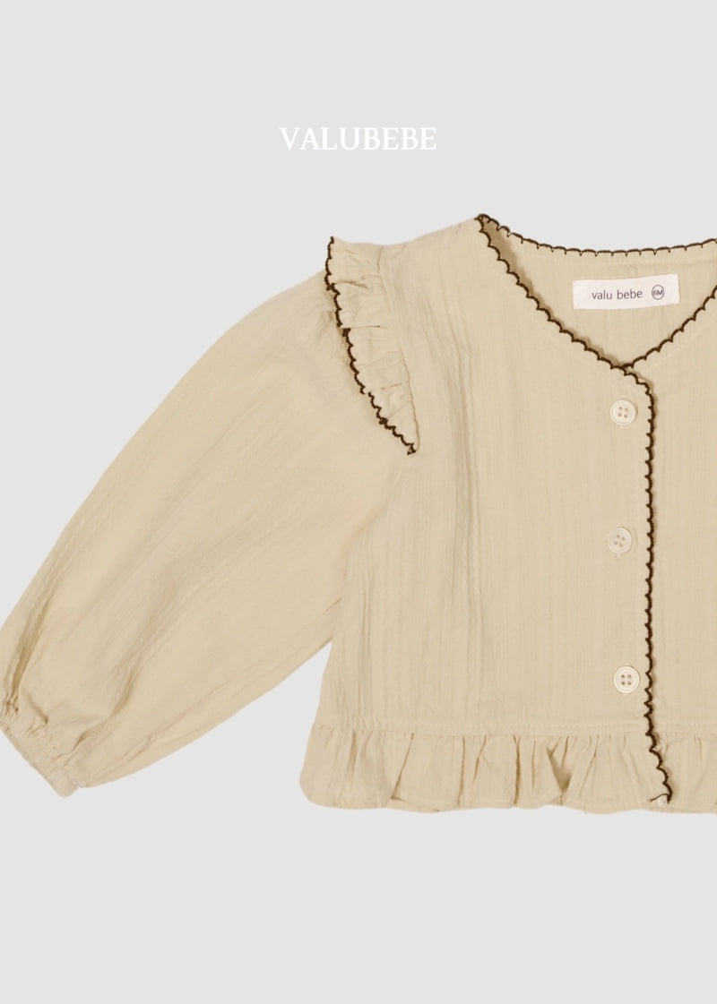 Valu Bebe - Korean Baby Fashion - #babyboutiqueclothing - Picot Wing Blouse - 4