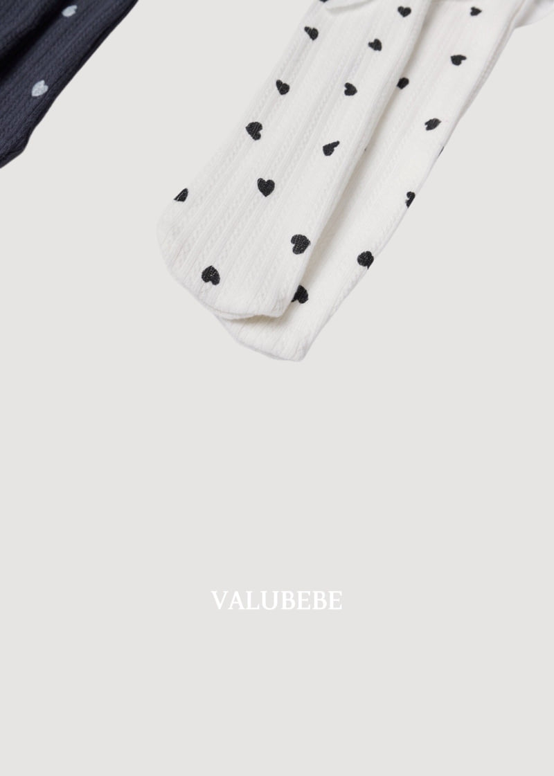 Valu Bebe - Korean Baby Fashion - #babyclothing - Blanc Heart Roll Socks - 8