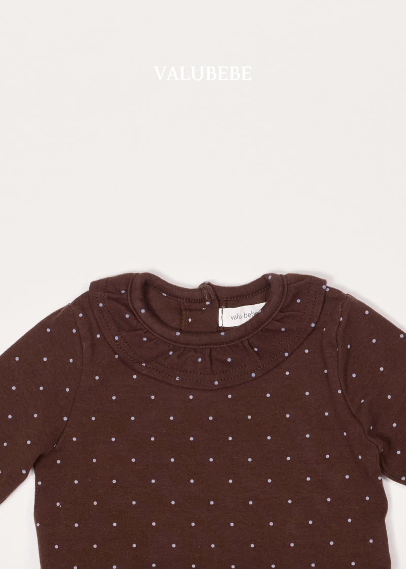 Valu Bebe - Korean Baby Fashion - #babyclothing - Chouchou Dot Frill Tee - 7
