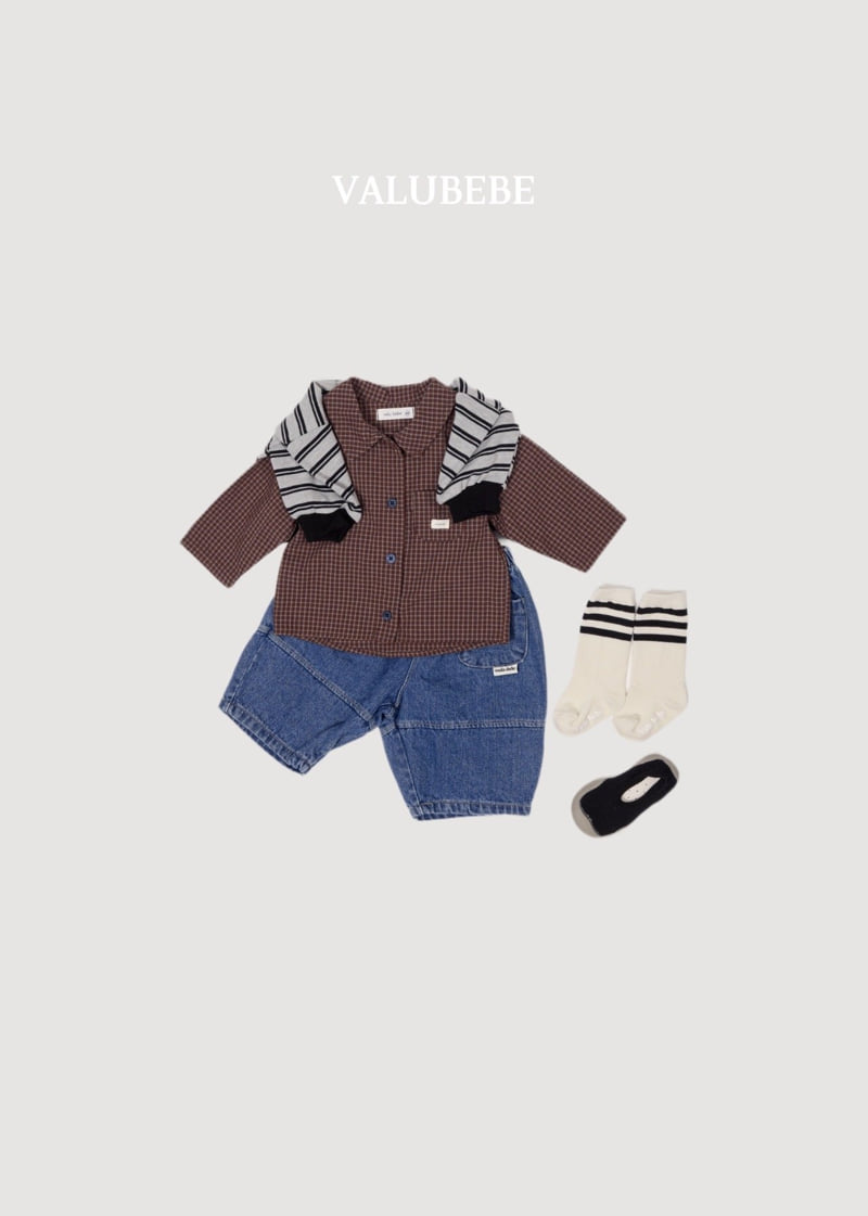 Valu Bebe - Korean Baby Fashion - #babyclothing - Bangbang Denim Pants - 10