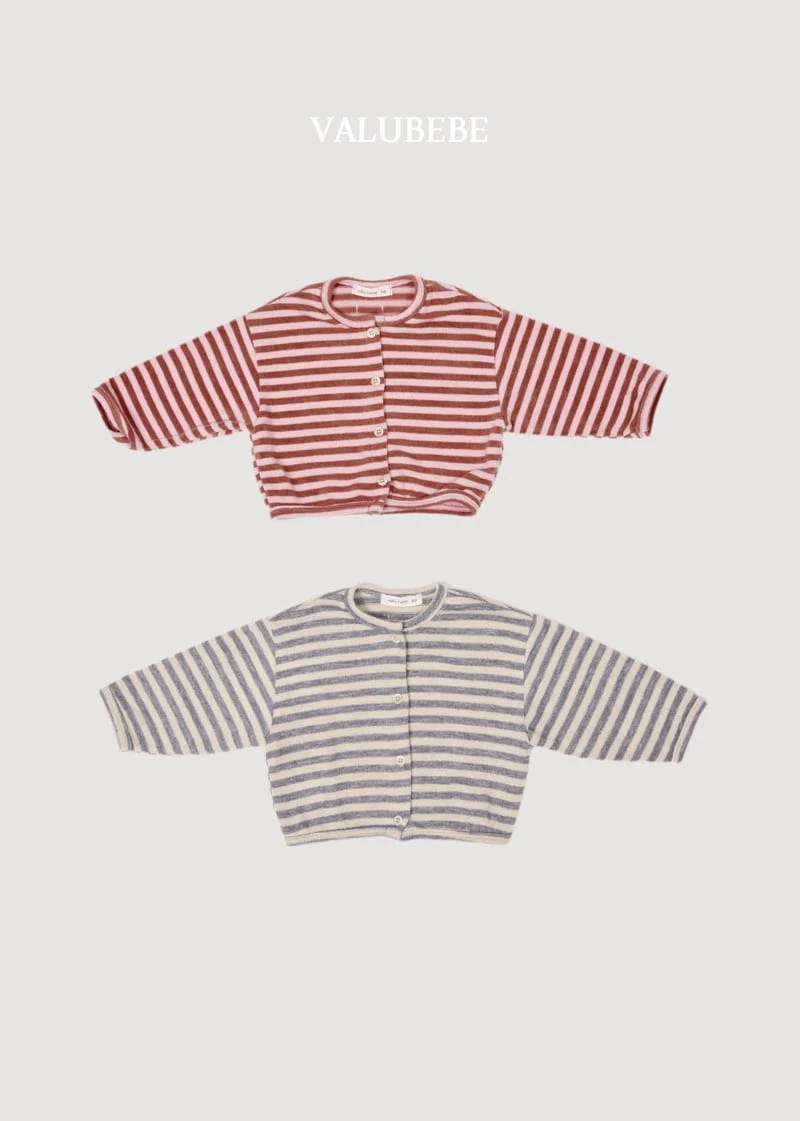 Valu Bebe - Korean Baby Fashion - #babyfashion - Blessing Stripe Cardigan