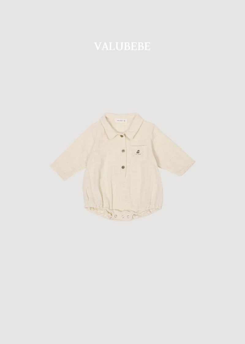 Valu Bebe - Korean Baby Fashion - #babyfashion - Mini Shirts Romper - 9