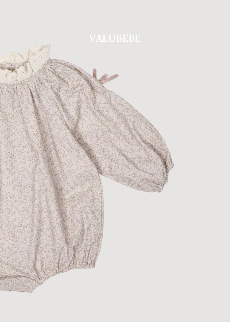 Valu Bebe - Korean Baby Fashion - #babyfashion - Flower Ribbon Romper - 9