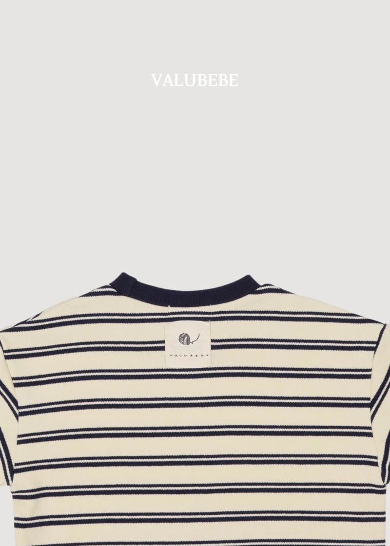 Valu Bebe - Korean Baby Fashion - #babyfashion - Wool Stripe Sweatshirts - 9