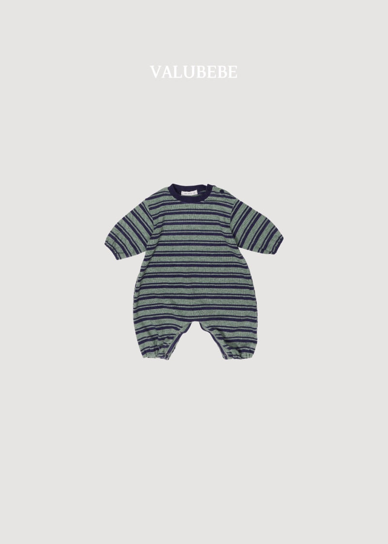 Valu Bebe - Korean Baby Fashion - #babyfashion - Holy Stripe Jumpsuit - 5
