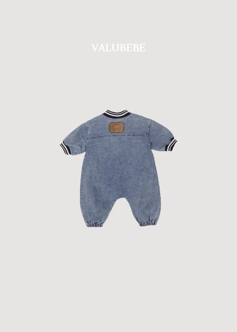 Valu Bebe - Korean Baby Fashion - #babyfever - Donkey Denim Jumpsuit - 6