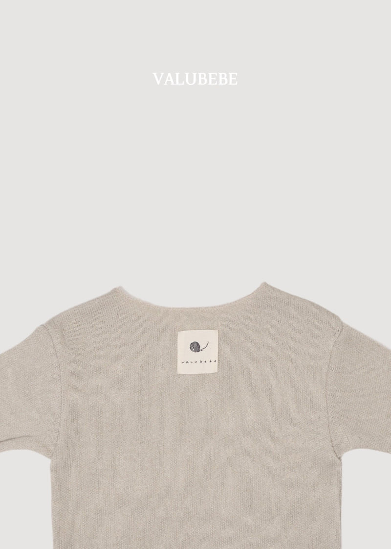 Valu Bebe - Korean Baby Fashion - #babyfever - Boatneck Knit Tee - 8
