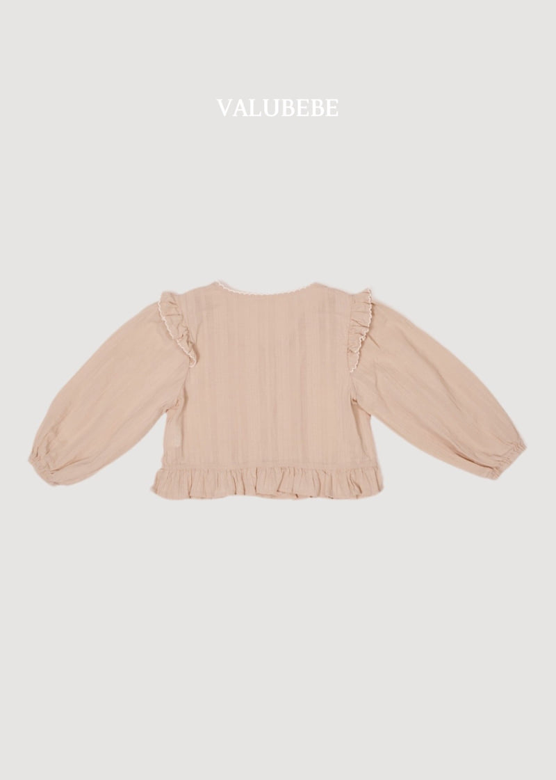Valu Bebe - Korean Baby Fashion - #babyfever - Picot Wing Blouse - 6