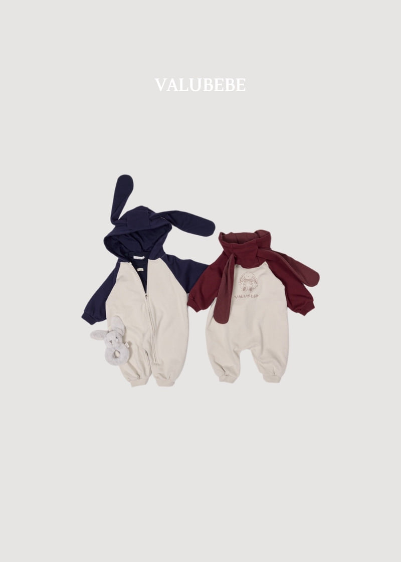 Valu Bebe - Korean Baby Fashion - #babyfashion - Bunny Hood Jumpsuit - 4