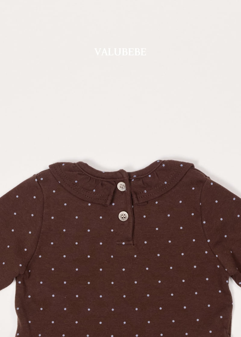 Valu Bebe - Korean Baby Fashion - #babyfever - Chouchou Dot Frill Tee - 9