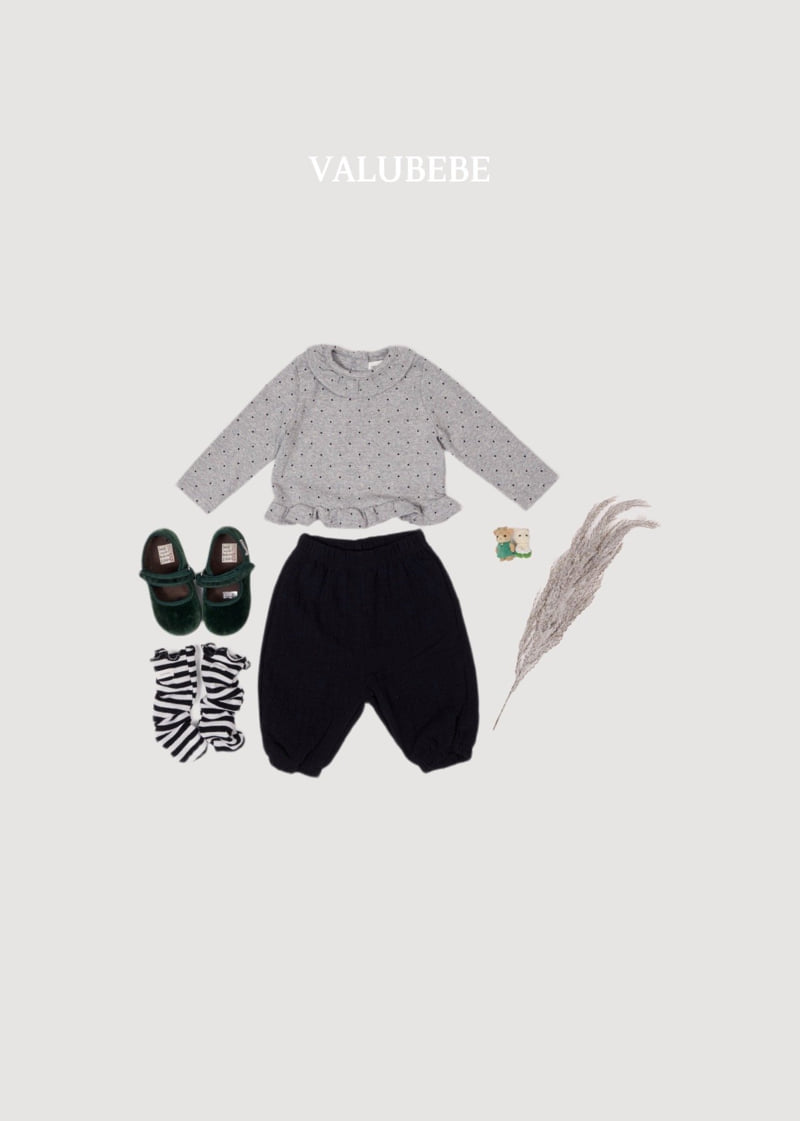 Valu Bebe - Korean Baby Fashion - #babygirlfashion - Autumn Embo Pants - 9