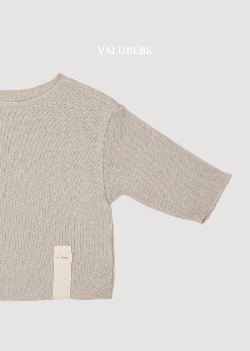 Valu Bebe - Korean Baby Fashion - #babygirlfashion - Boatneck Knit Tee - 9