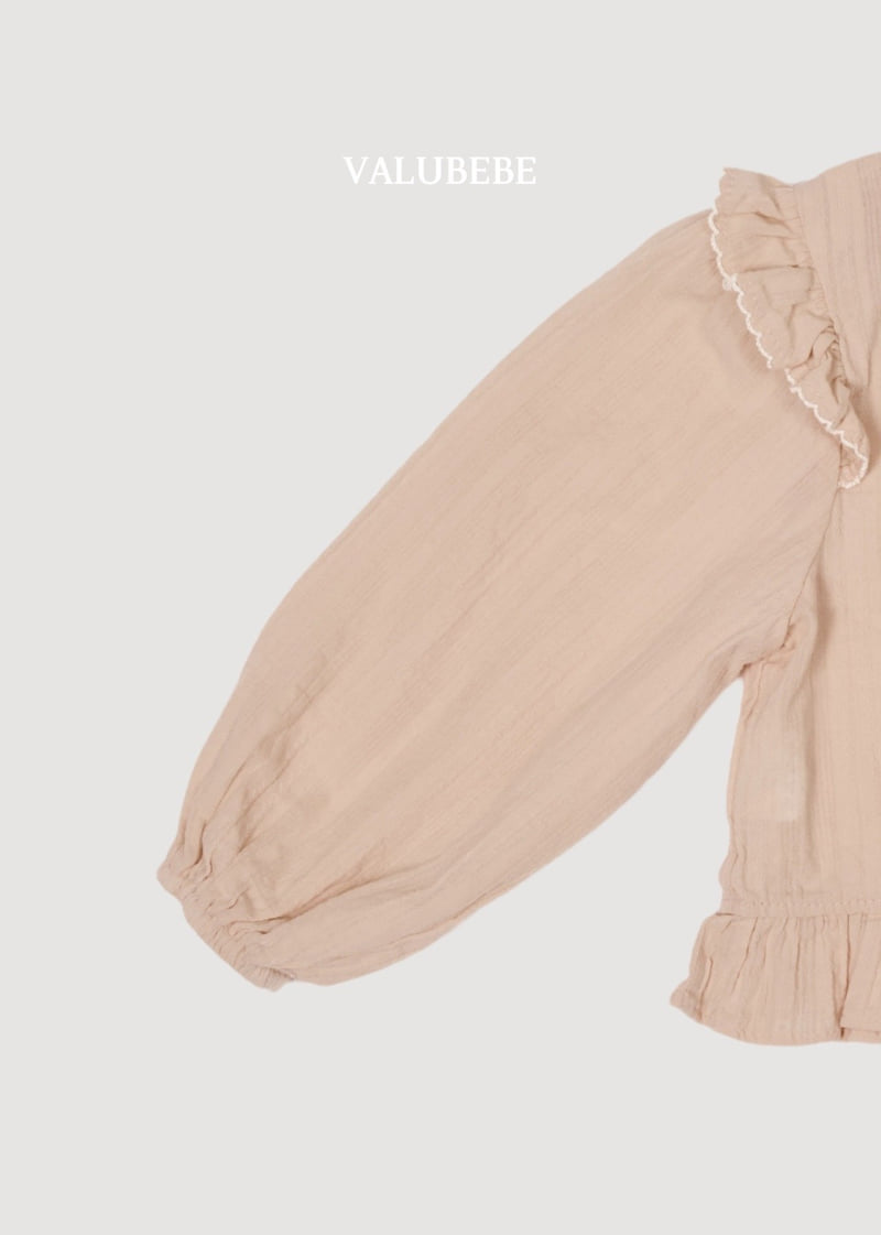 Valu Bebe - Korean Baby Fashion - #babygirlfashion - Picot Wing Blouse - 7