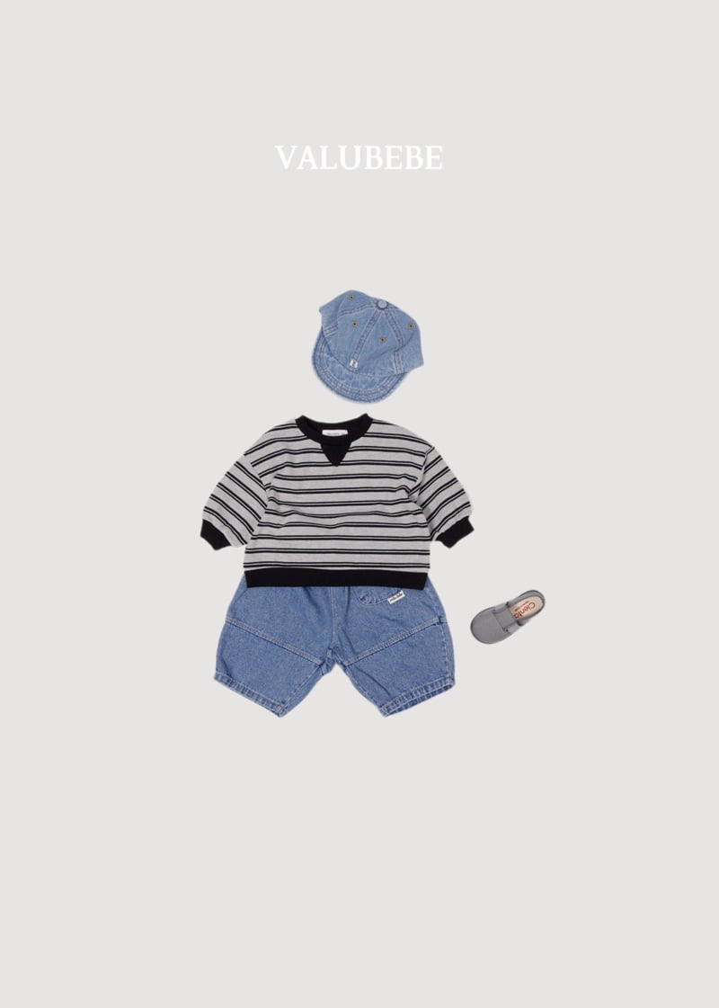 Valu Bebe - Korean Baby Fashion - #babygirlfashion - Wool Stripe Sweatshirts - 11