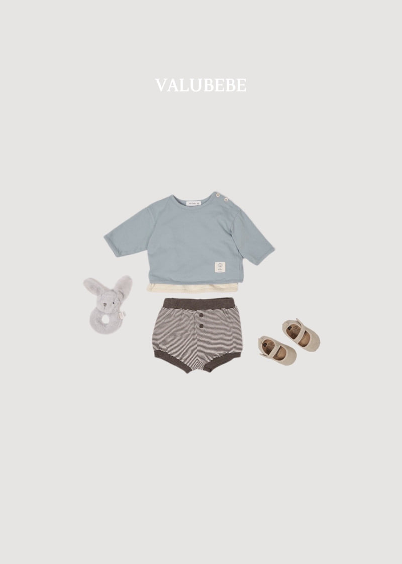 Valu Bebe - Korean Baby Fashion - #babygirlfashion - Basic Button Tee - 12