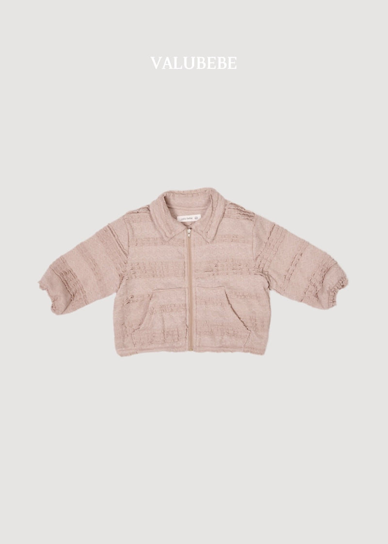 Valu Bebe - Korean Baby Fashion - #babygirlfashion - Lace Collar Zip-up Jacket - 6