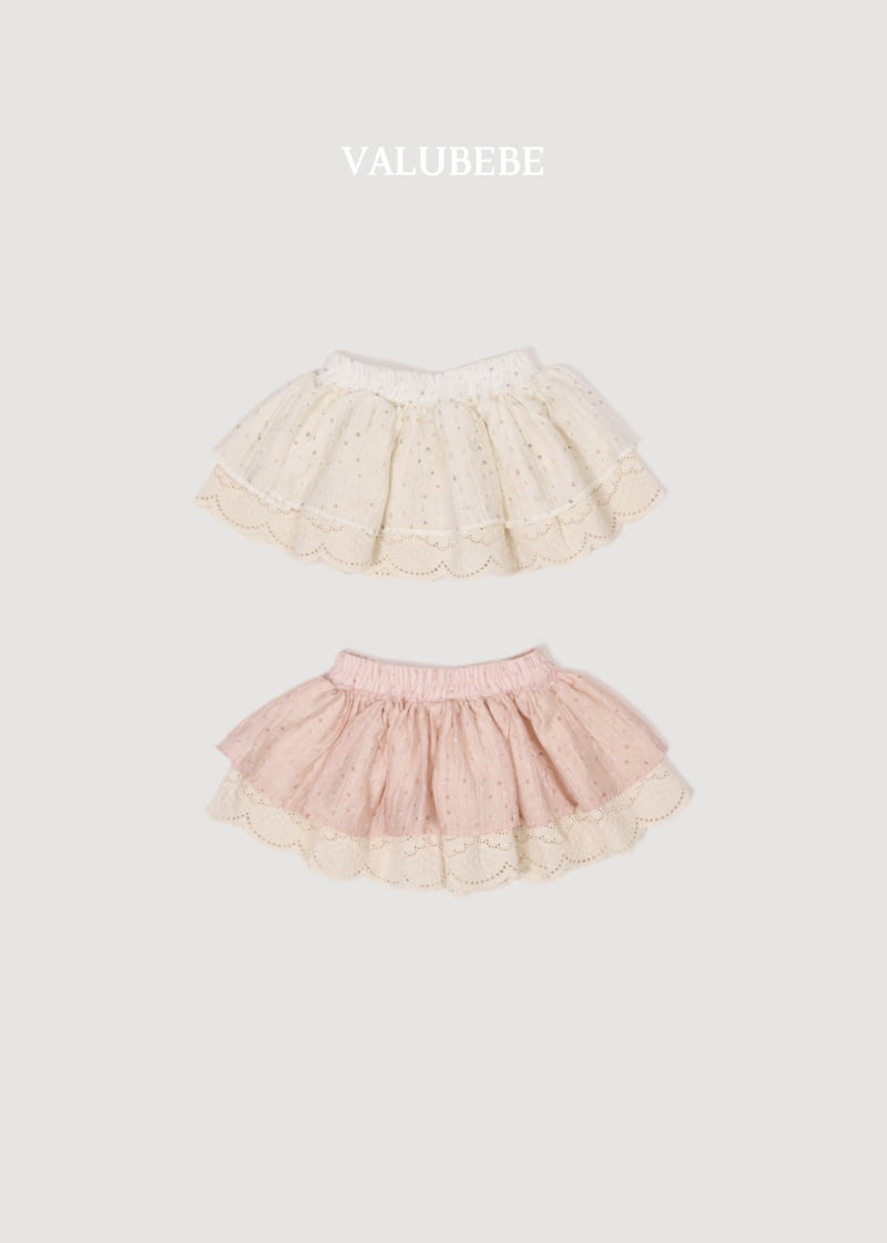 Valu Bebe - Korean Baby Fashion - #babygirlfashion - Flower Colored Skrit