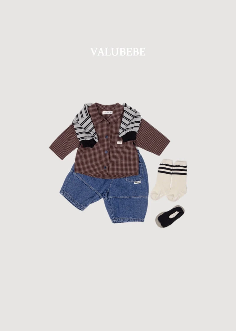 Valu Bebe - Korean Baby Fashion - #babygirlfashion - Check Shirts - 8
